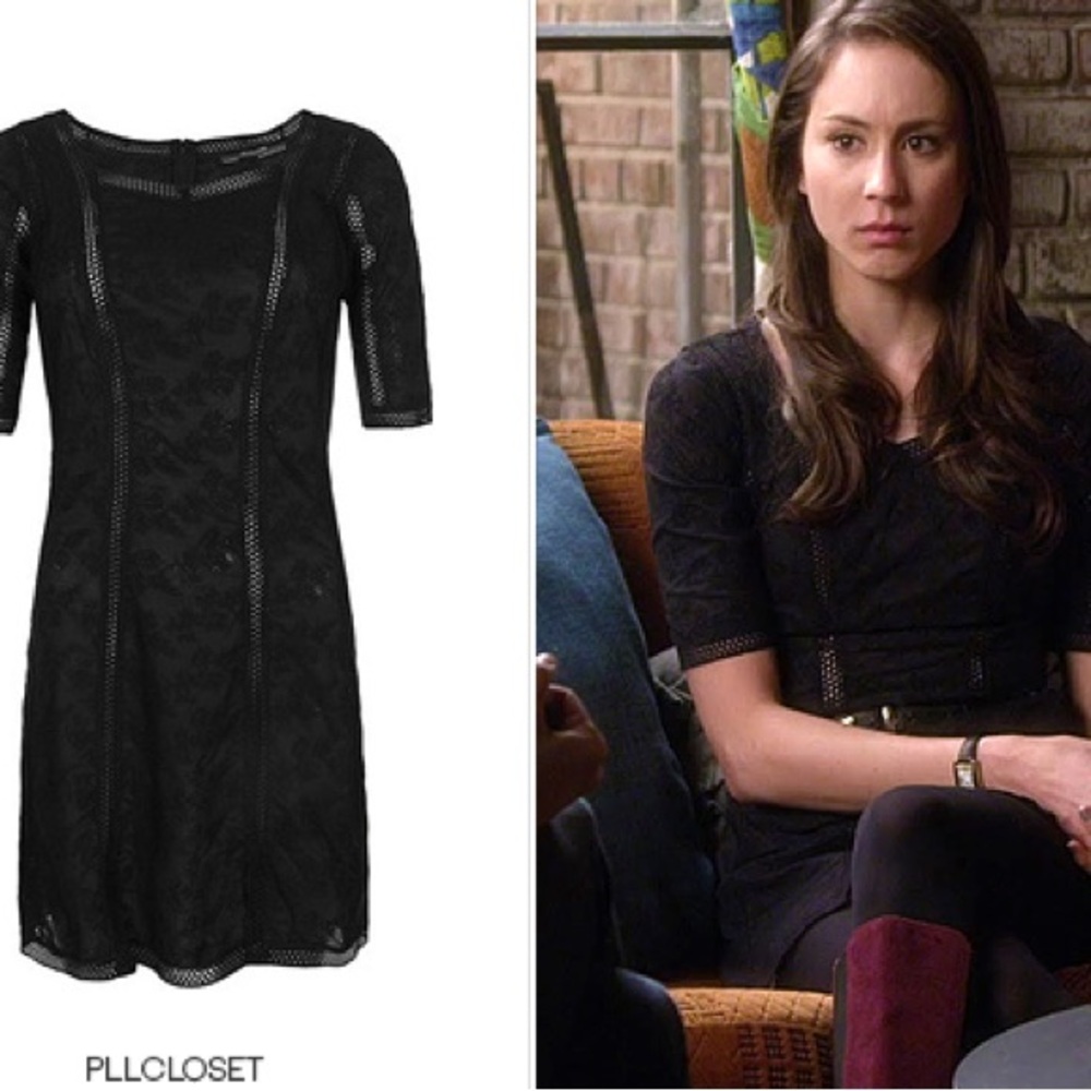 All Saints MYRINE DRESS - Black Mini Dress